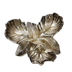 Sagebrook Home Metal 12`` Orchid Tealight Candle Holder, Gold