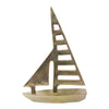 Sagebrook Home Metal 15"H Sailboat, Gold