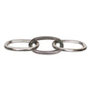 Sagebrook Home Metal 15" Chain Decor, Silver
