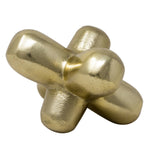 Sagebrook Home Metal 7" Geometric Orb, Gold