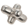 Sagebrook Home Metal 7" Geometric Orb, Silver