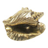 Sagebrook Home Metal 8" Shell Decor, Gold