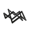Sagebrook Home 15269-01 15" Metal Geometric Decor, Black