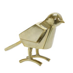 Sagebrook Home Metal 7"H Bird Decor, Gold