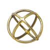 Sagebrook Home Metal 7`` Orb Deco, Gold