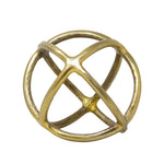 Sagebrook Home Metal 7`` Orb Deco, Gold