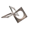 Sagebrook Home 15273-03 9" Metal Linked Square Decor, Silver