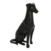 Sagebrook Home Metal 23``H Geometric Dog, Black