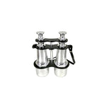 Sagebrook Home 15283 9" Metal Binoculars, Silver