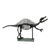 Sagebrook Home Metal 6``H Dinosaur Table Deco, Black