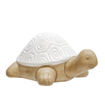 Sagebrook Home 15300-02 13" Tortoise Deco, White
