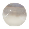 Sagebrook Home 15" Round 3-Tone Vase, White/Gray