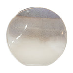 Sagebrook Home 15" Round 3-Tone Vase, White/Gray