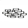 Sagebrook Home Metal 40`` Links Wall Decor, Black Wb