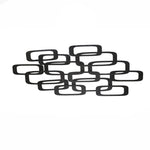 Sagebrook Home Metal 40`` Links Wall Decor, Black Wb