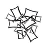 Sagebrook Home Metal 29`` Abstract Wall Decor, Black/Gunmetal Wb