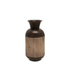Sagebrook Home Metal/Wood 13"H Jar, Bronze