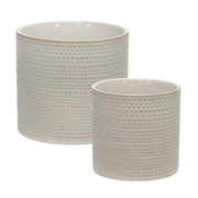Sagebrook Home Set of 2 Ceramic 5/7