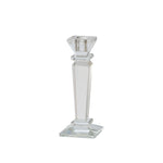 Sagebrook Home Glass 7" Candle Holder, Clear