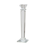 Sagebrook Home Glass 11" Candle Holder, Clear