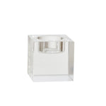 Sagebrook Home Glass 3`` Candle Holder, Clear