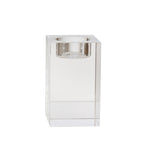 Sagebrook Home Glass 4" Candle Holder, Clear