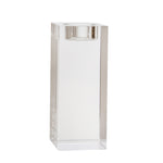 Sagebrook Home Glass 6" Candle Holder, Clear