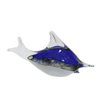 Sagebrook Home 15365-02 11" Glass Fish Decor, Blue