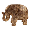 Sagebrook Home Polyresin 6``H Elephant Figurine, Gold