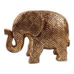 Sagebrook Home Polyresin 6``H Elephant Figurine, Gold