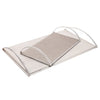Sagebrook Home Set of 2 Metal 13/19`` Tray W/ Handles, Silver