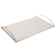 Sagebrook Home Set of 2 Metal 13/19`` Tray W/ Handles, Silver