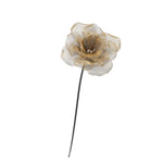 Sagebrook Home 15422-01 24" Metal Flower Deco, Gold