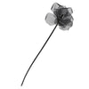 Sagebrook Home 15422-02 19" Metal Flower Deco, Black