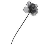 Sagebrook Home 15422-02 19" Metal Flower Deco, Black