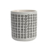 Sagebrook Home 15428-08 4" Ceramic Dotted Pen Holder, Black