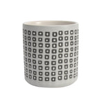 Sagebrook Home 15428-08 4" Ceramic Dotted Pen Holder, Black