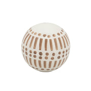 Sagebrook Home Set of 3 6/5/4`` Orbs, Tan