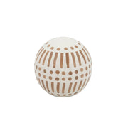 Sagebrook Home Set of 3 6/5/4`` Orbs, Tan