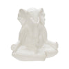 Sagebrook Home 15431 7" Ceramic Yoga Elephant, White