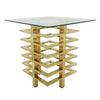 Sagebrook Home Metal Stacked Side Table, Gold