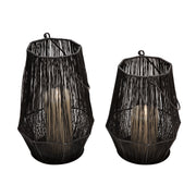 Sagebrook Home Metal 11`` Lantern, Gray