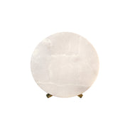 Sagebrook Home Metal/Marble, Hourglass Shaped  Legs Table, Gold