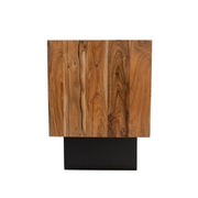 Sagebrook Home Acacia Wood, Side Table, Black