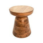 Sagebrook Home Wood 19`` Side Table, Brown