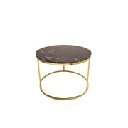 Sagebrook Home Set of 2 Metal/Marble Coffee Table, Gold