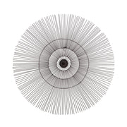 Sagebrook Home 25`` Round Wire Wall Art, Bronze Wb
