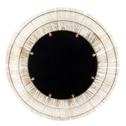 Sagebrook Home 40`` Round Wire Wall Art W/ Mirror, Gold Wb