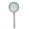 Sagebrook Home 15508 6" D  Magnifying Glass In Resin Handle, Ivory
