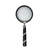 Sagebrook Home 15509 5"D Magnifying Glass In Resin Handle, Black